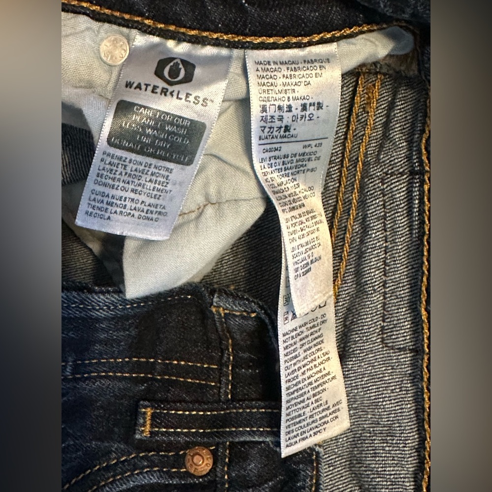 501 Skinny Distressed Jeans - Salsa Broken Stone - Picture 8 of 9